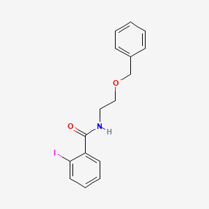 molecular formula C16H16INO2 B4756210 N-[2-(benzyloxy)ethyl]-2-iodobenzamide 
