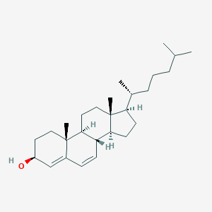 molecular formula C₂₇H₄₄O B047564 胆甾-4,6-二烯-3-醇，(3β)- CAS No. 14214-69-8