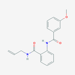 molecular formula C18H18N2O3 B4756464 N-allyl-2-[(3-methoxybenzoyl)amino]benzamide 