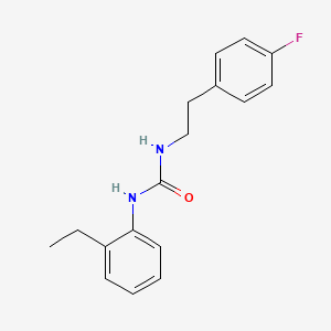 molecular formula C17H19FN2O B4756635 N-(2-ethylphenyl)-N'-[2-(4-fluorophenyl)ethyl]urea 