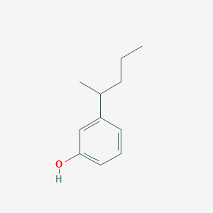 molecular formula C11H16O B047568 3-Pentan-2-ylphenol CAS No. 65392-83-8