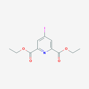 molecular formula C11H12INO4 B047569 4-碘吡啶-2,6-二甲酸二乙酯 CAS No. 120491-90-9
