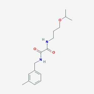molecular formula C16H24N2O3 B4757130 N-(3-isopropoxypropyl)-N'-(3-methylbenzyl)ethanediamide 