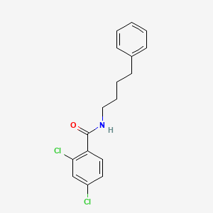 molecular formula C17H17Cl2NO B4757410 2,4-dichloro-N-(4-phenylbutyl)benzamide 