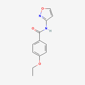 molecular formula C12H12N2O3 B4757545 4-ethoxy-N-3-isoxazolylbenzamide 