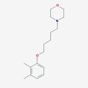 molecular formula C17H27NO2 B4757569 4-[5-(2,3-dimethylphenoxy)pentyl]morpholine 
