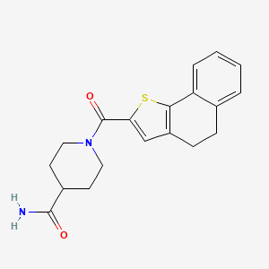 molecular formula C19H20N2O2S B4757734 1-(4,5-dihydronaphtho[1,2-b]thien-2-ylcarbonyl)-4-piperidinecarboxamide 