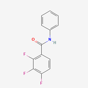 molecular formula C13H8F3NO B4757871 2,3,4-trifluoro-N-phenylbenzamide 