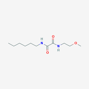 molecular formula C11H22N2O3 B4757946 N-hexyl-N'-(2-methoxyethyl)ethanediamide 