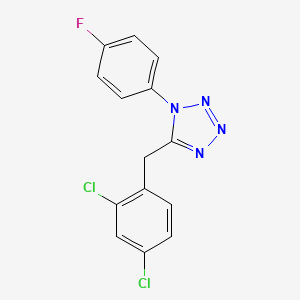 5-(2,4-dichlorobenzyl)-1-(4-fluorophenyl)-1H-tetrazole