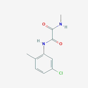 molecular formula C10H11ClN2O2 B4758306 N-(5-chloro-2-methylphenyl)-N'-methylethanediamide 