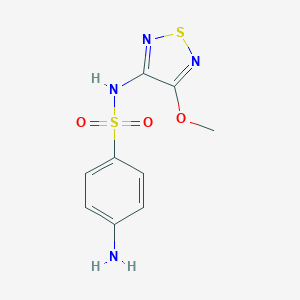 molecular formula C9H10N4O3S2 B047585 磺胺甲恶唑 CAS No. 32909-92-5