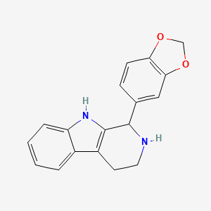 molecular formula C18H16N2O2 B4758603 1-(1,3-benzodioxol-5-yl)-2,3,4,9-tetrahydro-1H-beta-carboline 