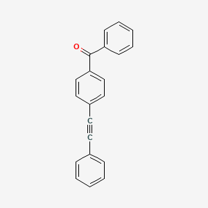 molecular formula C21H14O B4758644 phenyl[4-(phenylethynyl)phenyl]methanone CAS No. 57542-59-3