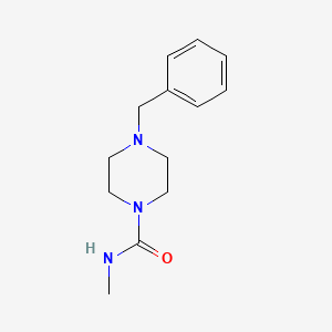 molecular formula C13H19N3O B4758679 4-benzyl-N-methyl-1-piperazinecarboxamide CAS No. 652156-53-1