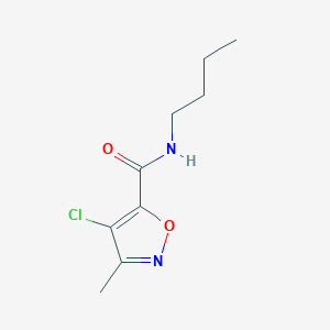 N-butyl-4-chloro-3-methyl-5-isoxazolecarboxamide