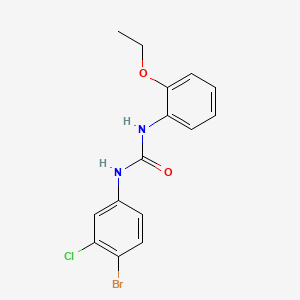 molecular formula C15H14BrClN2O2 B4758899 N-(4-bromo-3-chlorophenyl)-N'-(2-ethoxyphenyl)urea 