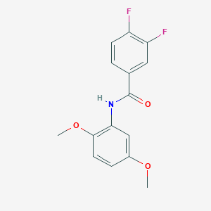 molecular formula C15H13F2NO3 B4758916 N-(2,5-dimethoxyphenyl)-3,4-difluorobenzamide 