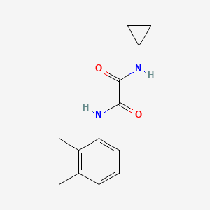 molecular formula C13H16N2O2 B4758928 N-cyclopropyl-N'-(2,3-dimethylphenyl)ethanediamide 