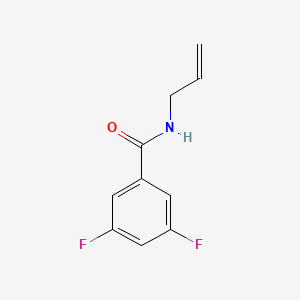 molecular formula C10H9F2NO B4758946 N-allyl-3,5-difluorobenzamide 