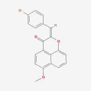 molecular formula C20H13BrO3 B4758953 2-(4-bromobenzylidene)-6-methoxybenzo[de]chromen-3(2H)-one 