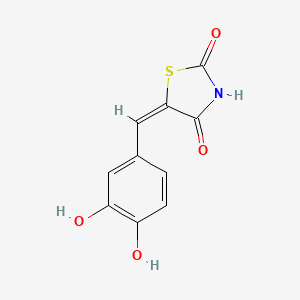 molecular formula C10H7NO4S B4759355 5-(3,4-dihydroxybenzylidene)-1,3-thiazolidine-2,4-dione 