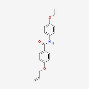 molecular formula C18H19NO3 B4759445 4-(allyloxy)-N-(4-ethoxyphenyl)benzamide 