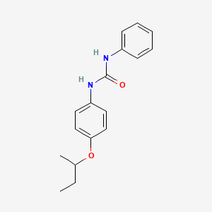 molecular formula C17H20N2O2 B4759685 N-(4-sec-butoxyphenyl)-N'-phenylurea 