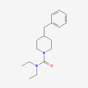 molecular formula C17H26N2O B4760123 4-benzyl-N,N-diethyl-1-piperidinecarboxamide 