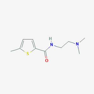 molecular formula C10H16N2OS B4760339 N-[2-(dimethylamino)ethyl]-5-methyl-2-thiophenecarboxamide 
