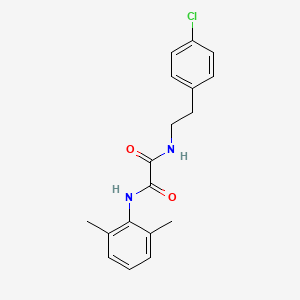 molecular formula C18H19ClN2O2 B4760439 N-[2-(4-chlorophenyl)ethyl]-N'-(2,6-dimethylphenyl)ethanediamide 