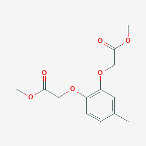 molecular formula C13H16O6 B047608 4-甲基儿茶酚二甲基乙酸酯 CAS No. 52589-39-6