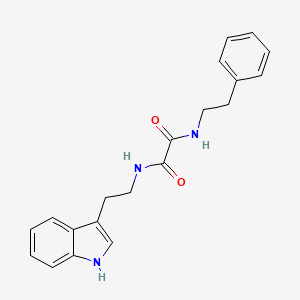 molecular formula C20H21N3O2 B4761169 N-[2-(1H-indol-3-yl)ethyl]-N'-(2-phenylethyl)ethanediamide 
