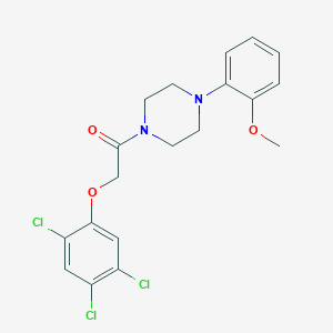 molecular formula C19H19Cl3N2O3 B4761294 1-(2-methoxyphenyl)-4-[(2,4,5-trichlorophenoxy)acetyl]piperazine 