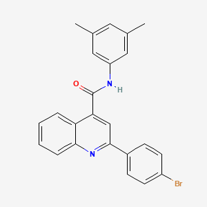 molecular formula C24H19BrN2O B4761467 2-(4-bromophenyl)-N-(3,5-dimethylphenyl)-4-quinolinecarboxamide 