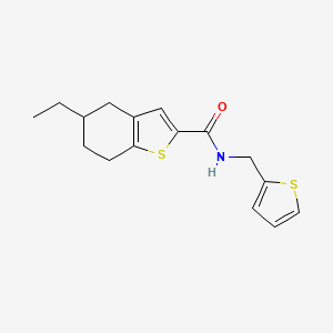 5-ethyl-N-(2-thienylmethyl)-4,5,6,7-tetrahydro-1-benzothiophene-2-carboxamide