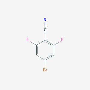 molecular formula C7H2BrF2N B047616 4-溴-2,6-二氟苯甲腈 CAS No. 123843-67-4