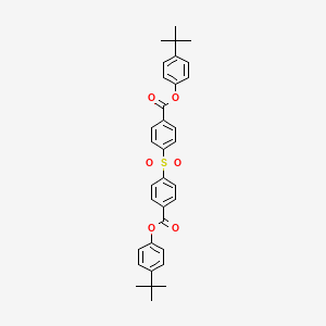molecular formula C34H34O6S B4761663 bis(4-tert-butylphenyl) 4,4'-sulfonyldibenzoate 