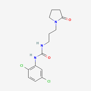 N-(2,5-dichlorophenyl)-N'-[3-(2-oxo-1-pyrrolidinyl)propyl]urea