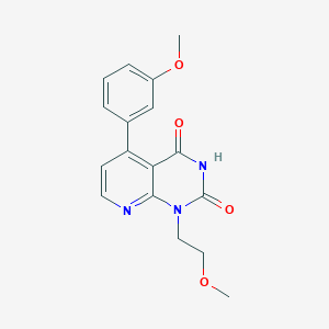 molecular formula C17H17N3O4 B4761879 1-(2-methoxyethyl)-5-(3-methoxyphenyl)pyrido[2,3-d]pyrimidine-2,4(1H,3H)-dione 