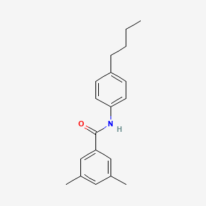 molecular formula C19H23NO B4762129 N-(4-butylphenyl)-3,5-dimethylbenzamide 