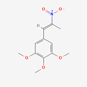molecular formula C12H15NO5 B4762174 1,2,3-trimethoxy-5-(2-nitro-1-propen-1-yl)benzene CAS No. 38059-94-8