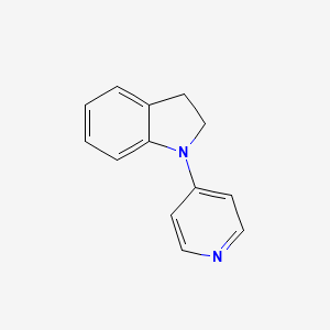 molecular formula C13H12N2 B4762627 1-(4-pyridinyl)indoline CAS No. 20948-73-6