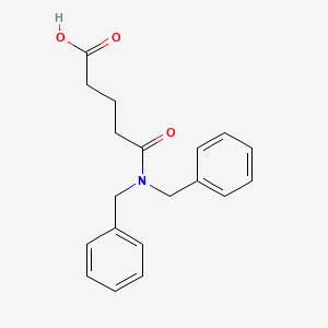 molecular formula C19H21NO3 B4763165 5-(dibenzylamino)-5-oxopentanoic acid 