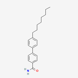 molecular formula C21H27NO B4763256 4'-octyl-4-biphenylcarboxamide 