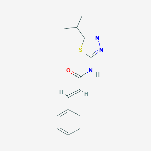 N-(5-Isopropyl-[1,3,4]thiadiazol-2-yl)-3-phenyl-acrylamide