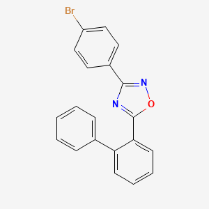 molecular formula C20H13BrN2O B4763414 5-(2-biphenylyl)-3-(4-bromophenyl)-1,2,4-oxadiazole 