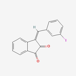 molecular formula C16H9IO2 B4763677 3-(3-iodobenzylidene)-1H-indene-1,2(3H)-dione 