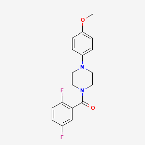 molecular formula C18H18F2N2O2 B4763971 1-(2,5-difluorobenzoyl)-4-(4-methoxyphenyl)piperazine 