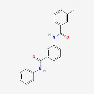 molecular formula C21H18N2O2 B4764006 N-[3-(anilinocarbonyl)phenyl]-3-methylbenzamide 
